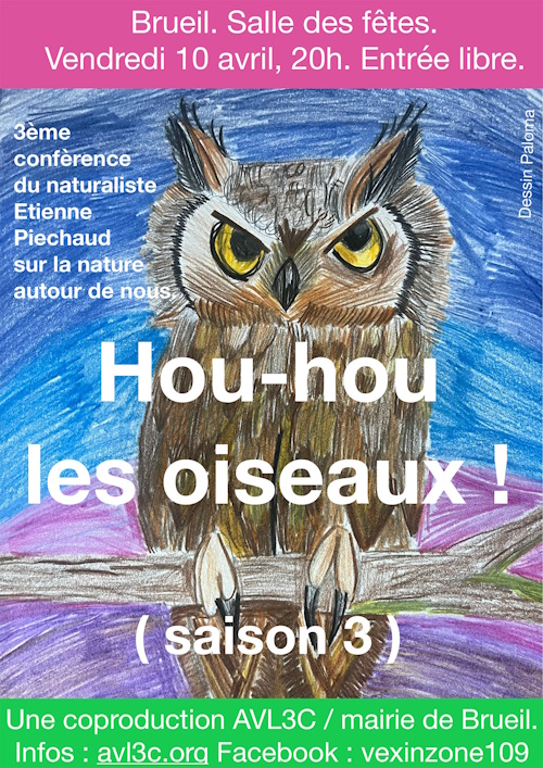 affiche hou hou les oiseaux