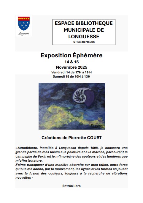 affiche Pierrette Court à Longuesse